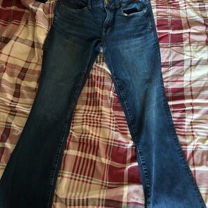 American Eagle Outfitters Dark Blue Flare Jeans